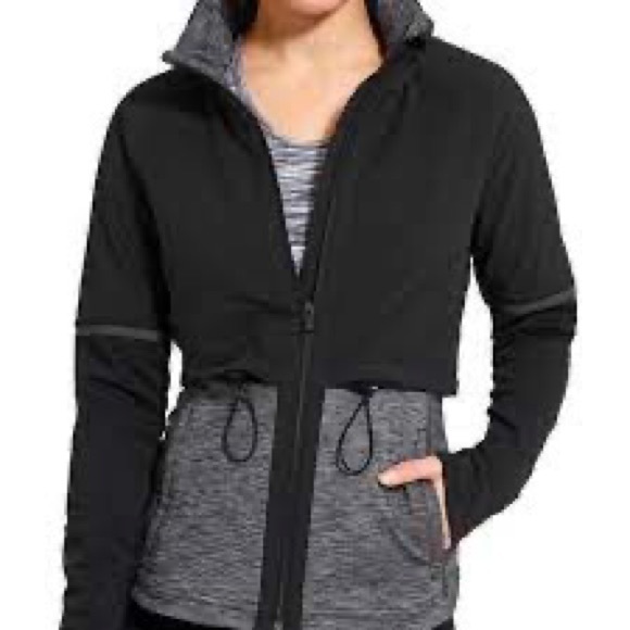 Athleta Jackets & Blazers - Athleta Women’s Medium Running Reflective Quick Step Jacket M Black Gray